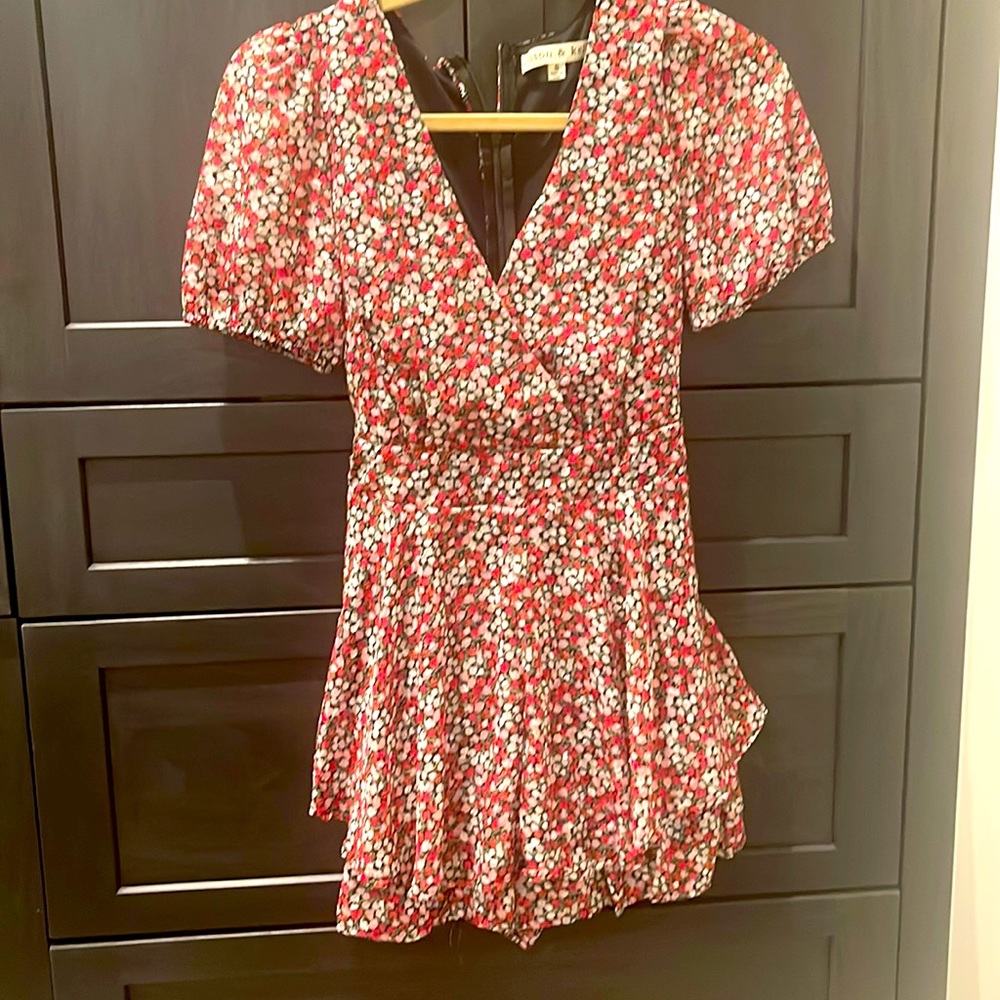 Alison and Kelly floral romper